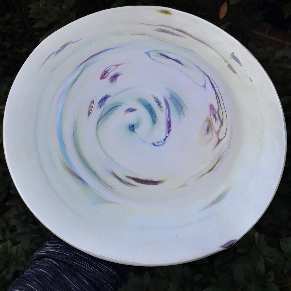 Murano Glass Plate Italian Art Glass Millefiori - Picture 6 of 16